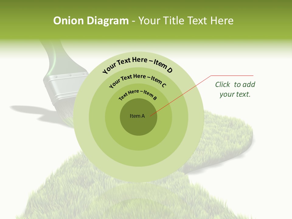 Direction Paint Gardening PowerPoint Template