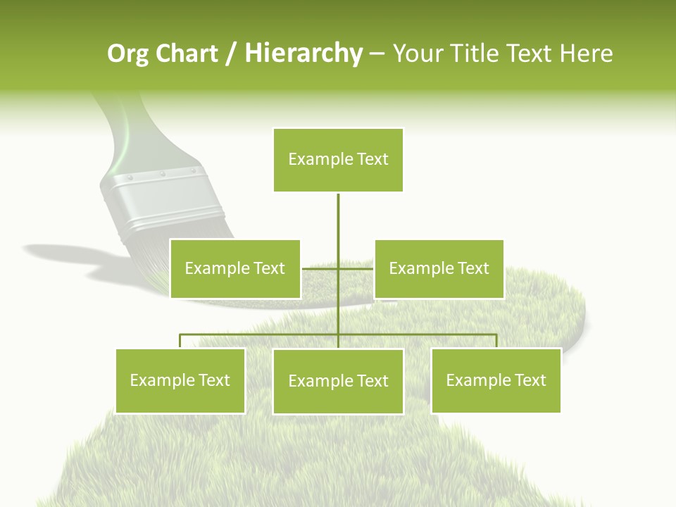 Direction Paint Gardening PowerPoint Template