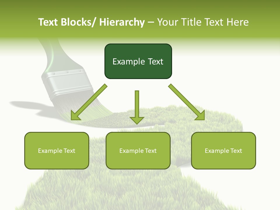Direction Paint Gardening PowerPoint Template