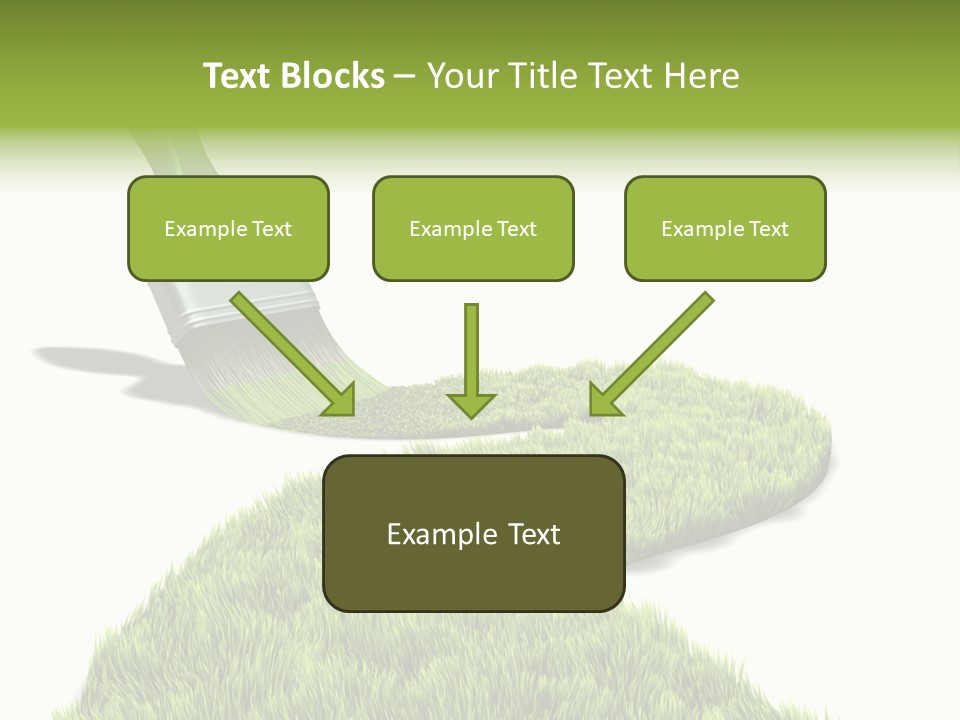 Direction Paint Gardening PowerPoint Template