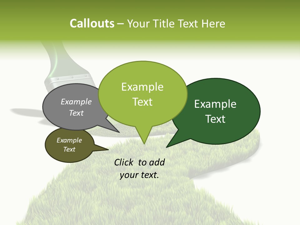 Direction Paint Gardening PowerPoint Template