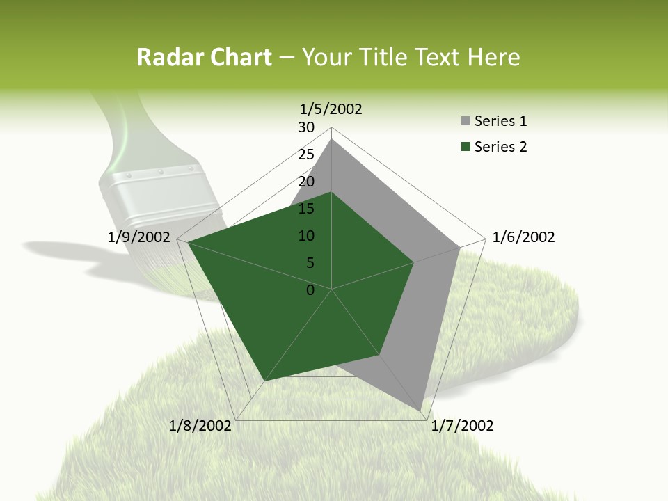 Direction Paint Gardening PowerPoint Template