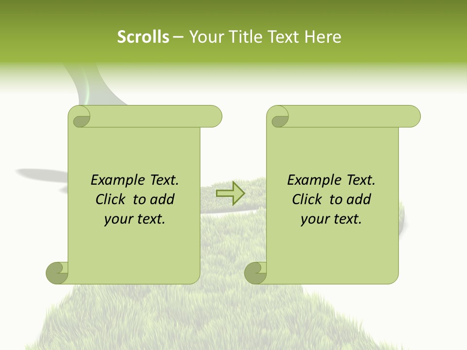 Direction Paint Gardening PowerPoint Template