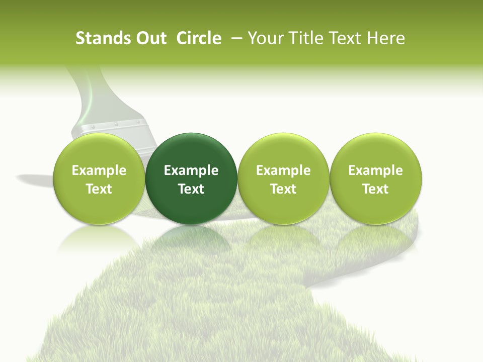 Direction Paint Gardening PowerPoint Template