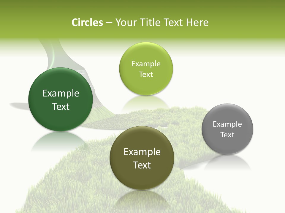 Direction Paint Gardening PowerPoint Template