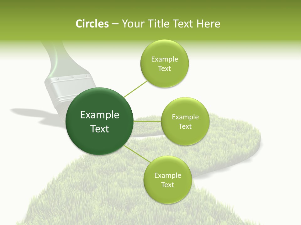 Direction Paint Gardening PowerPoint Template