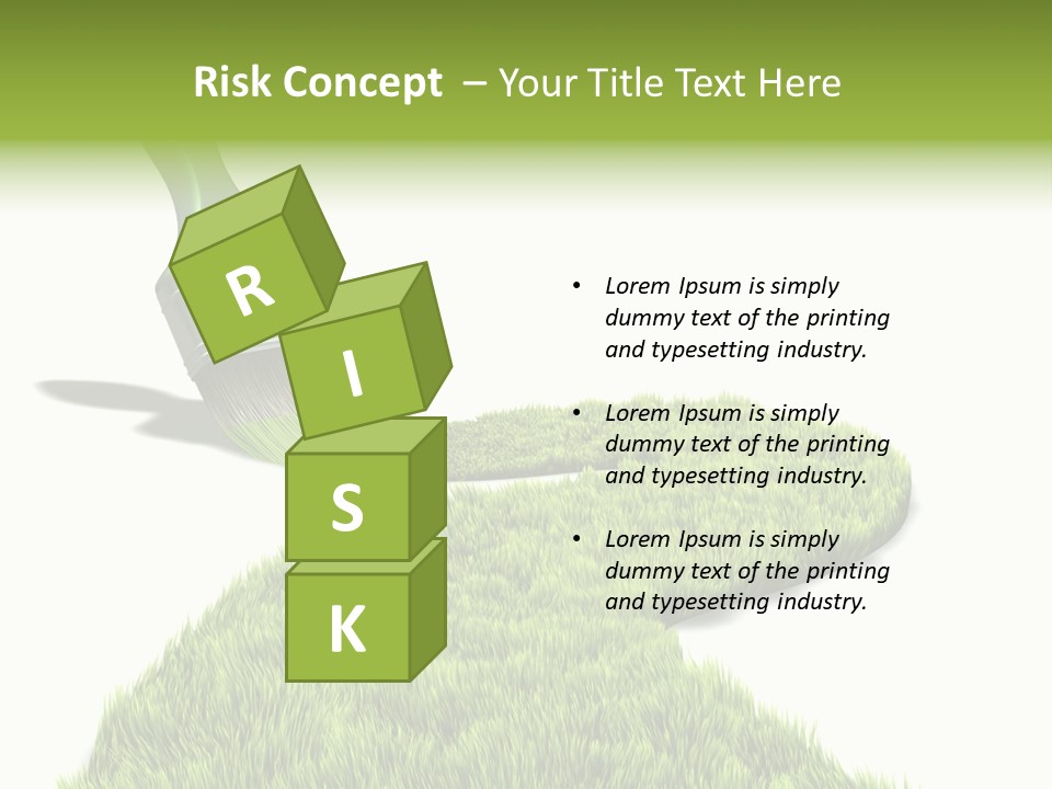 Direction Paint Gardening PowerPoint Template