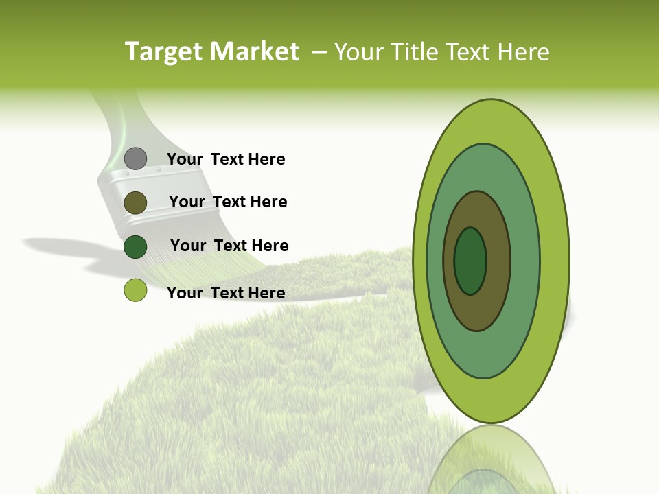 Direction Paint Gardening PowerPoint Template