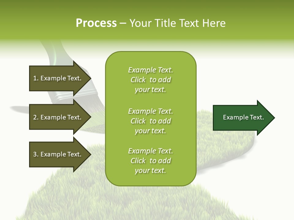 Direction Paint Gardening PowerPoint Template