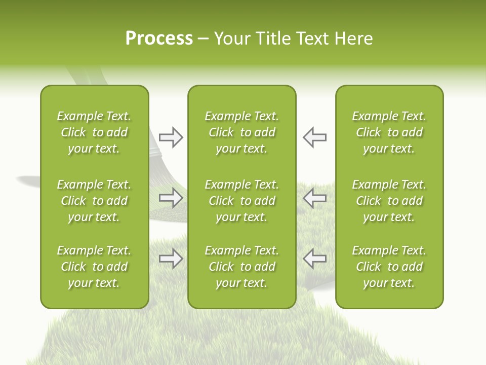 Direction Paint Gardening PowerPoint Template