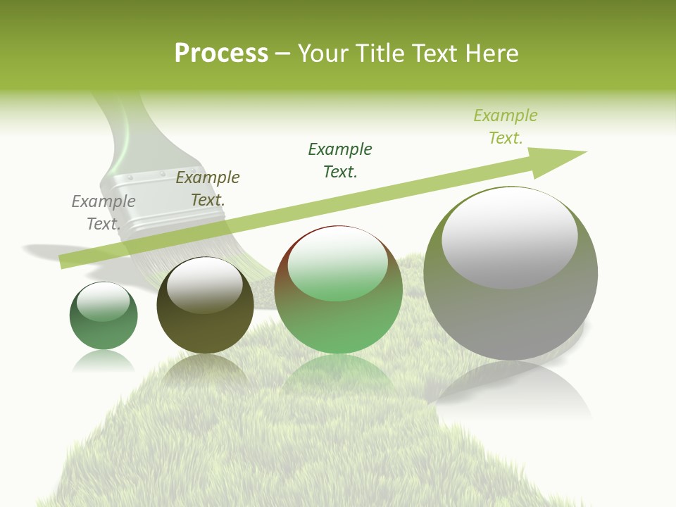 Direction Paint Gardening PowerPoint Template