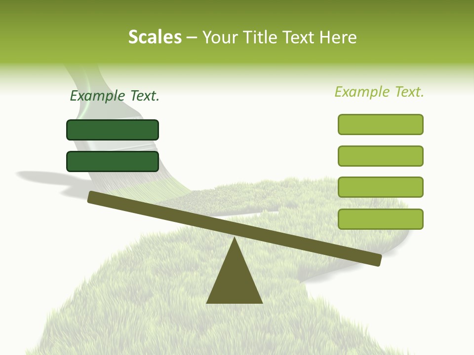 Direction Paint Gardening PowerPoint Template