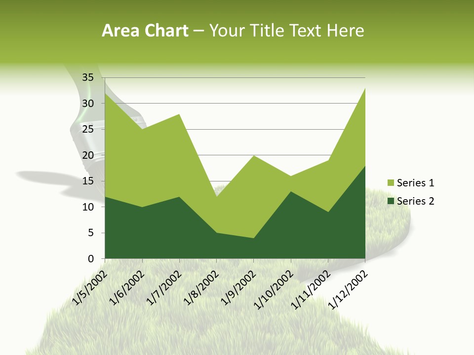 Direction Paint Gardening PowerPoint Template