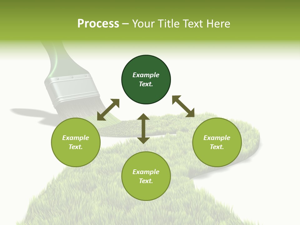 Direction Paint Gardening PowerPoint Template