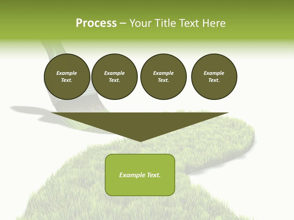 Direction Paint Gardening PowerPoint Template