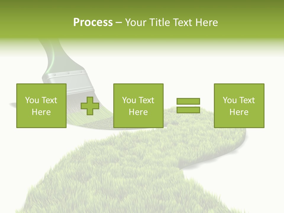 Direction Paint Gardening PowerPoint Template