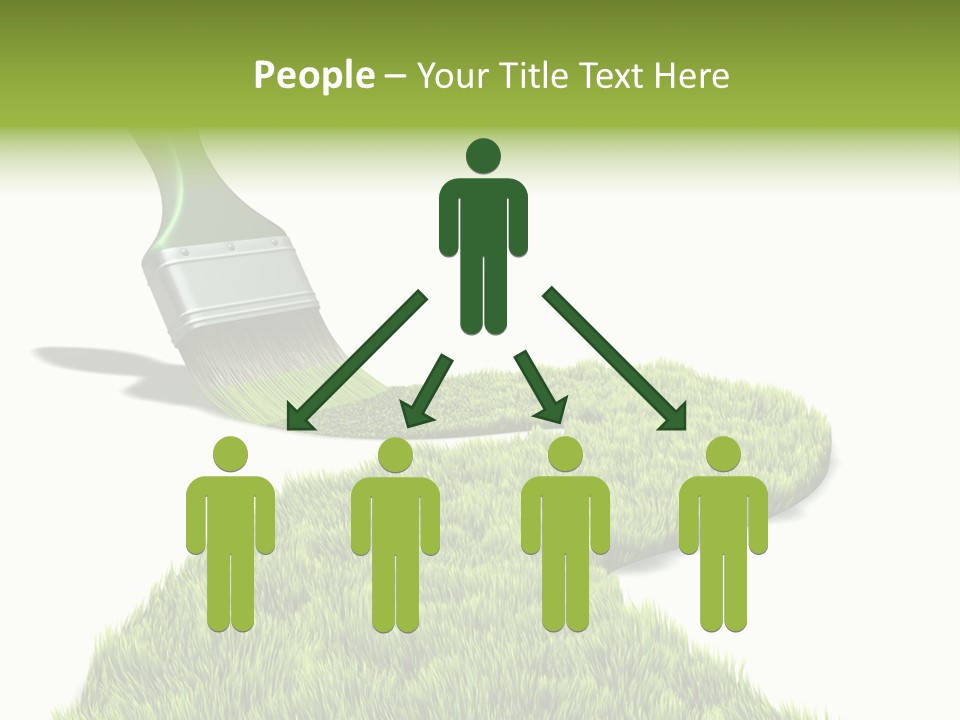 Direction Paint Gardening PowerPoint Template