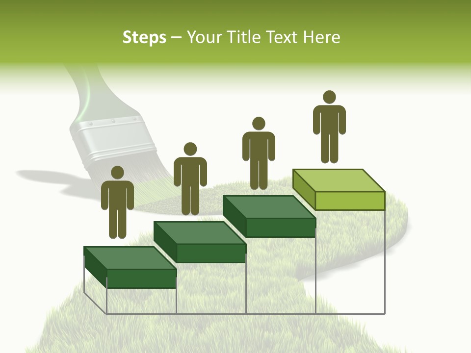 Direction Paint Gardening PowerPoint Template