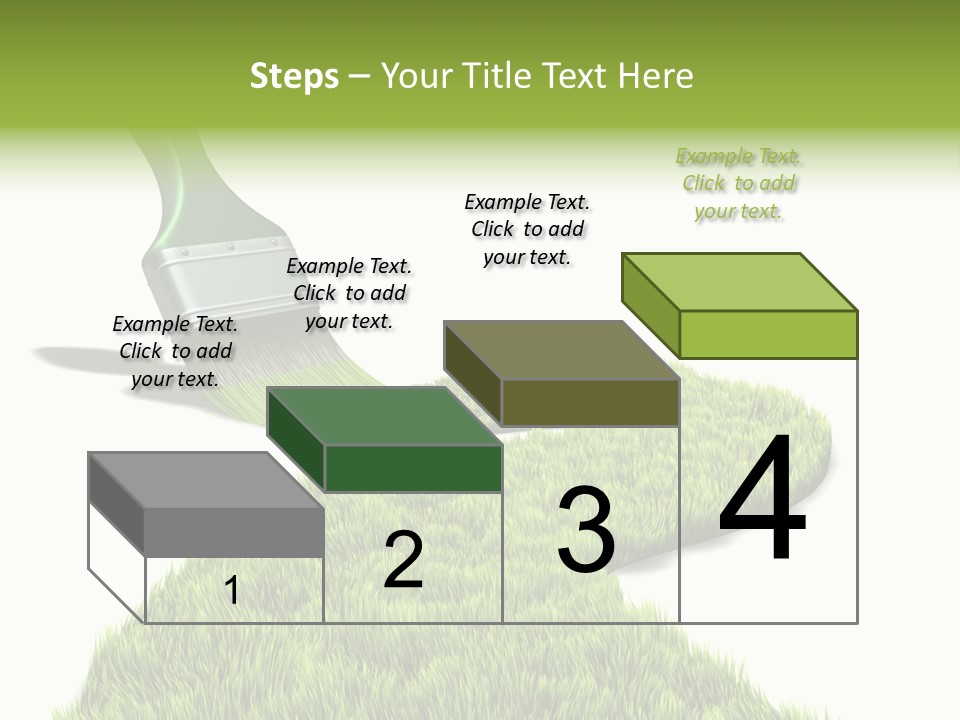 Direction Paint Gardening PowerPoint Template