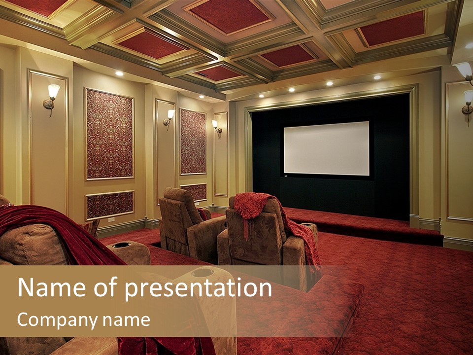 Home Carpet Living PowerPoint Template