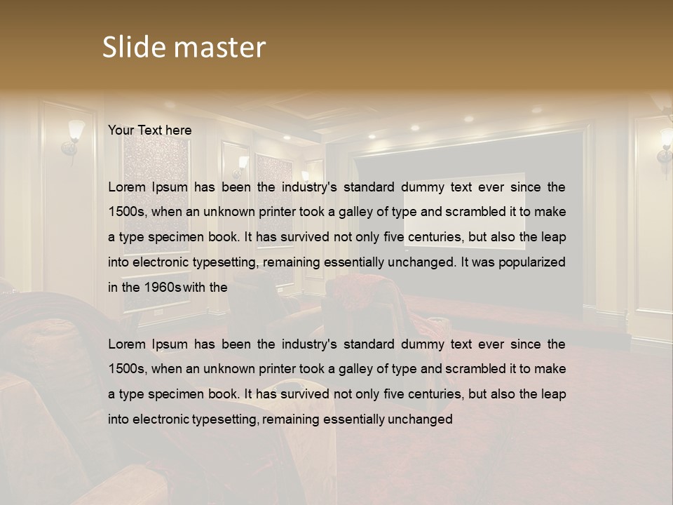 Home Carpet Living PowerPoint Template