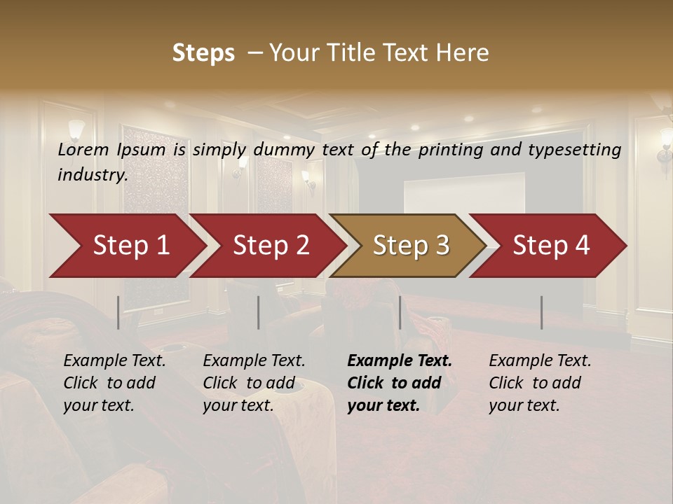Home Carpet Living PowerPoint Template