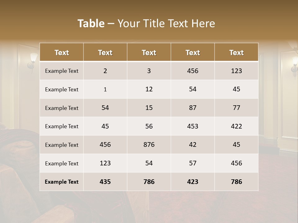 Home Carpet Living PowerPoint Template