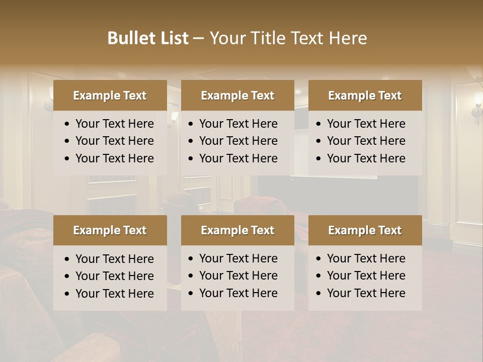 Home Carpet Living PowerPoint Template
