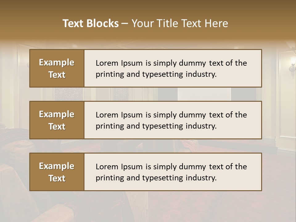 Home Carpet Living PowerPoint Template