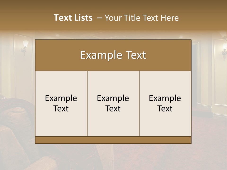 Home Carpet Living PowerPoint Template