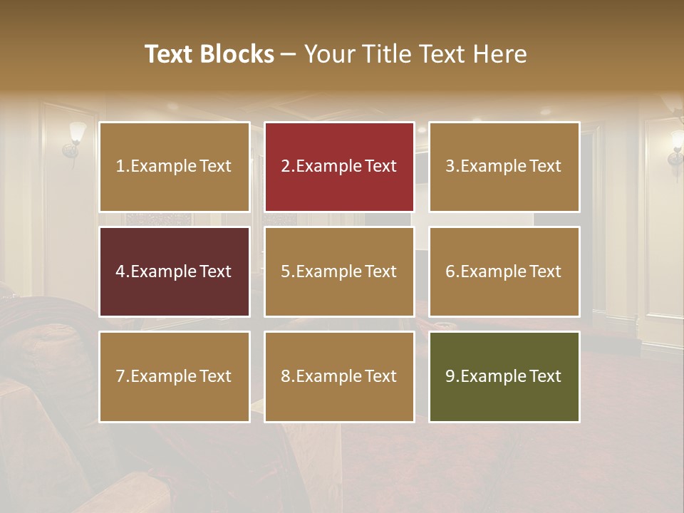 Home Carpet Living PowerPoint Template