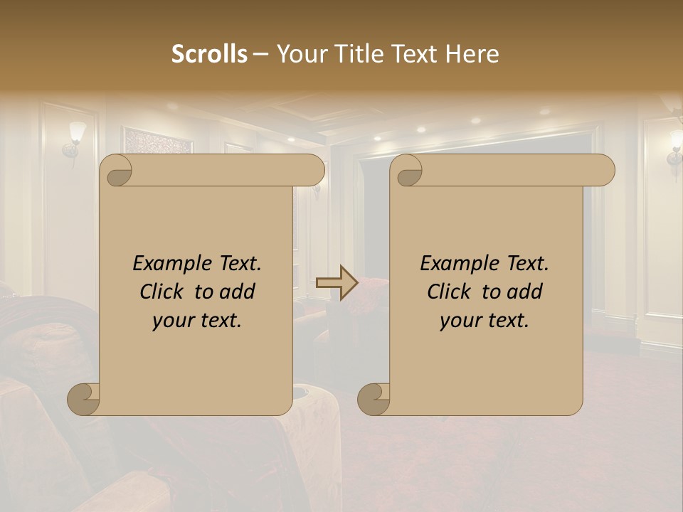 Home Carpet Living PowerPoint Template