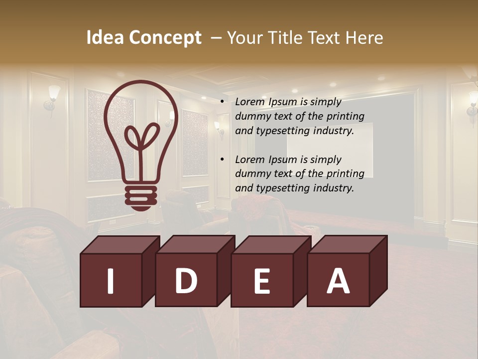 Home Carpet Living PowerPoint Template