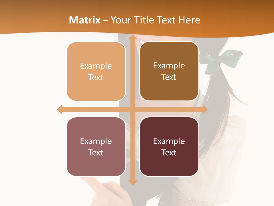 Person Female Cute PowerPoint Template