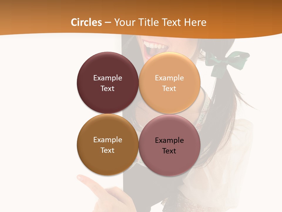 Person Female Cute PowerPoint Template
