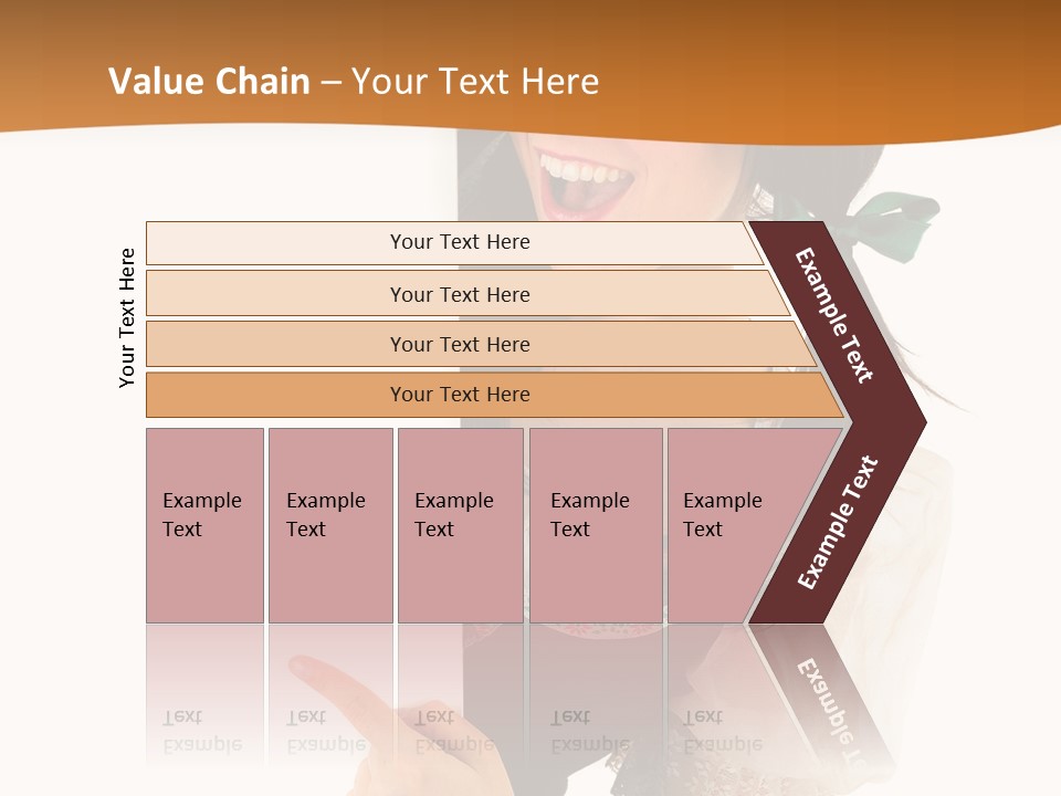 Person Female Cute PowerPoint Template