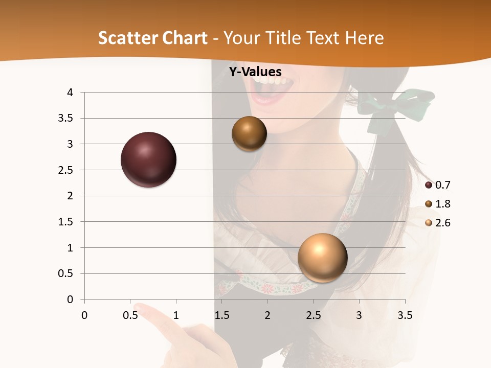 Person Female Cute PowerPoint Template