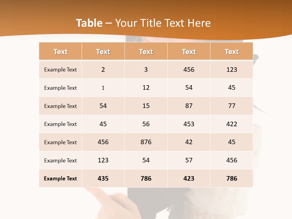 Person Female Cute PowerPoint Template