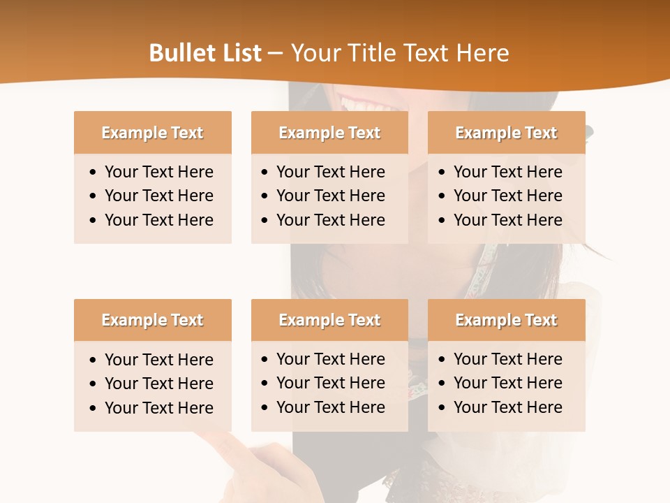 Person Female Cute PowerPoint Template