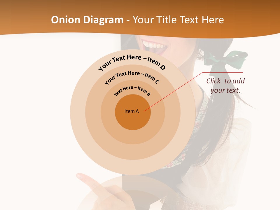 Person Female Cute PowerPoint Template