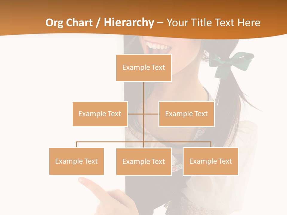 Person Female Cute PowerPoint Template