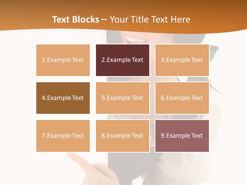 Person Female Cute PowerPoint Template