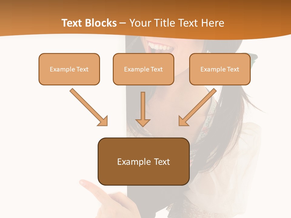 Person Female Cute PowerPoint Template