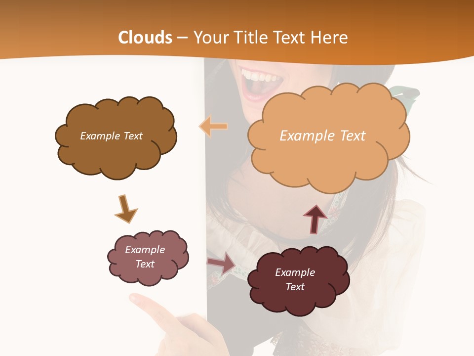 Person Female Cute PowerPoint Template