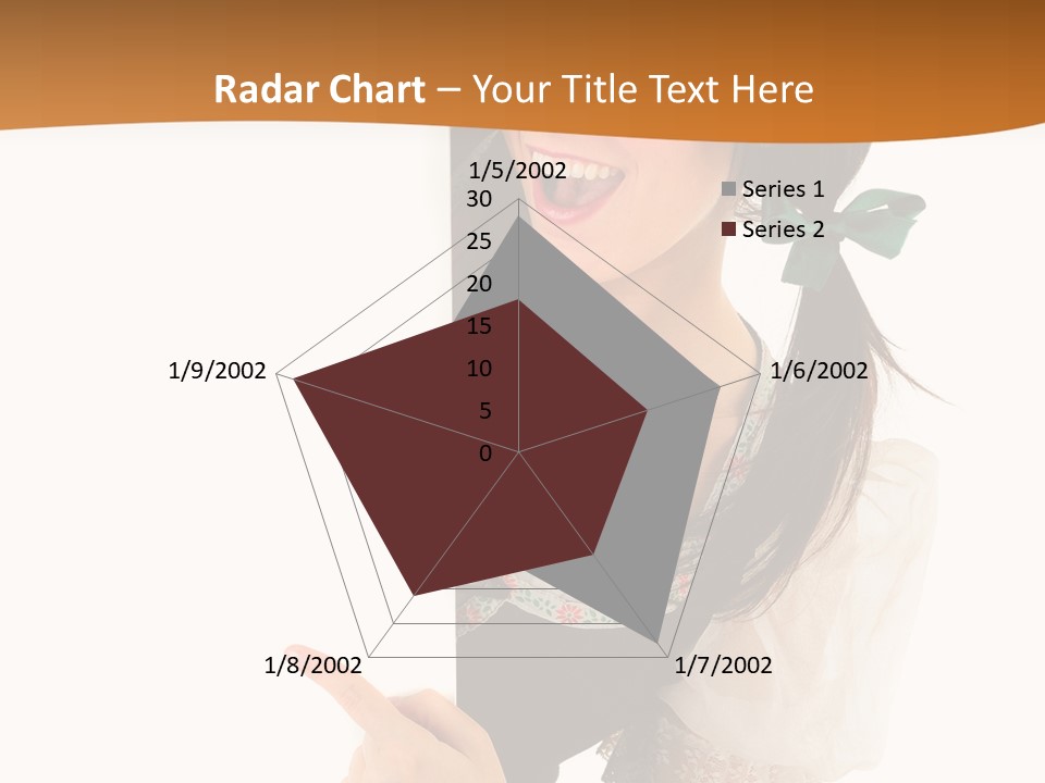 Person Female Cute PowerPoint Template