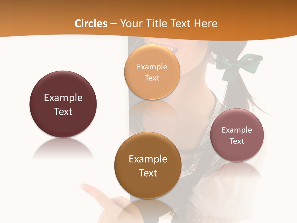 Person Female Cute PowerPoint Template