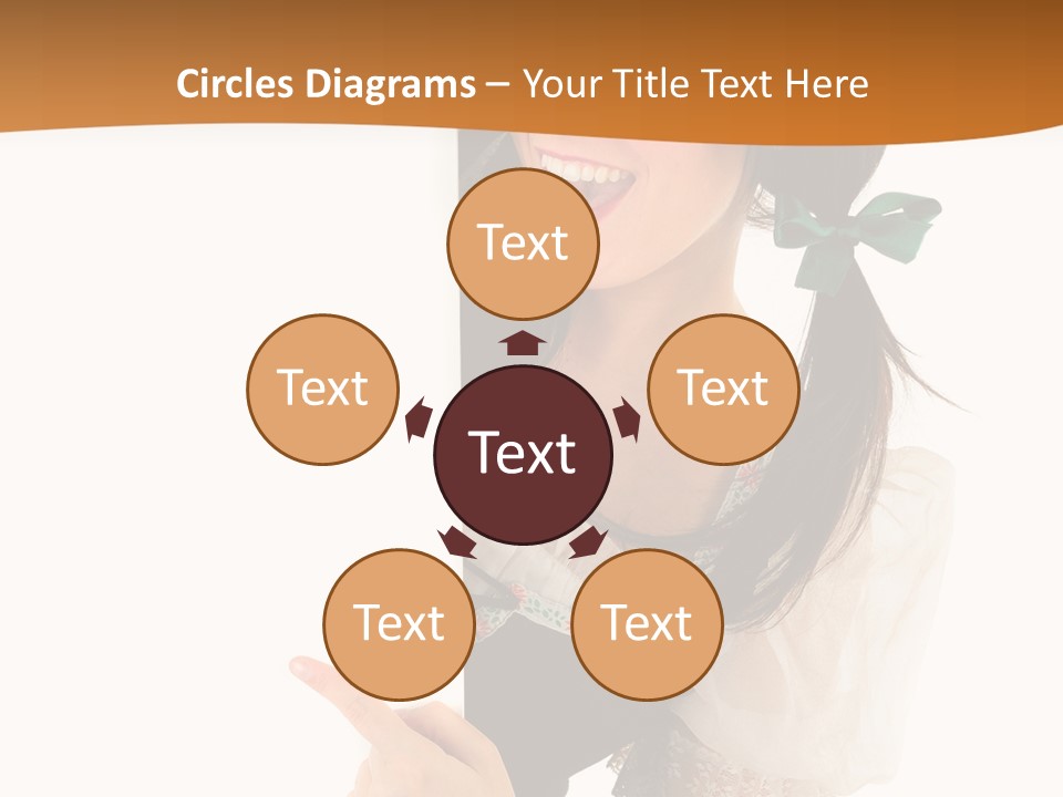 Person Female Cute PowerPoint Template