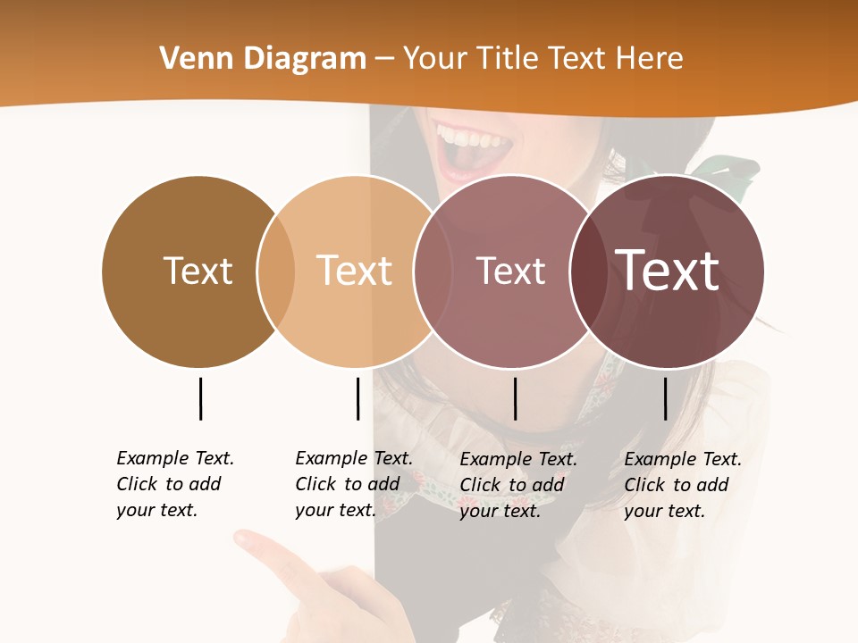 Person Female Cute PowerPoint Template