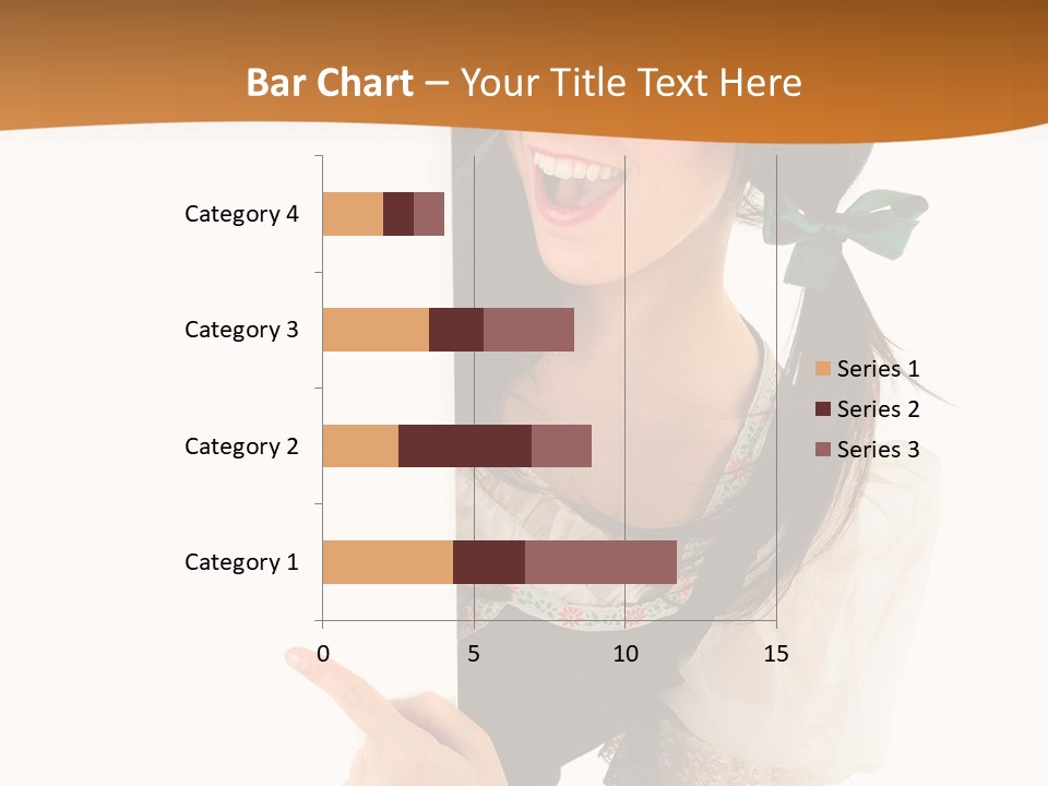 Person Female Cute PowerPoint Template