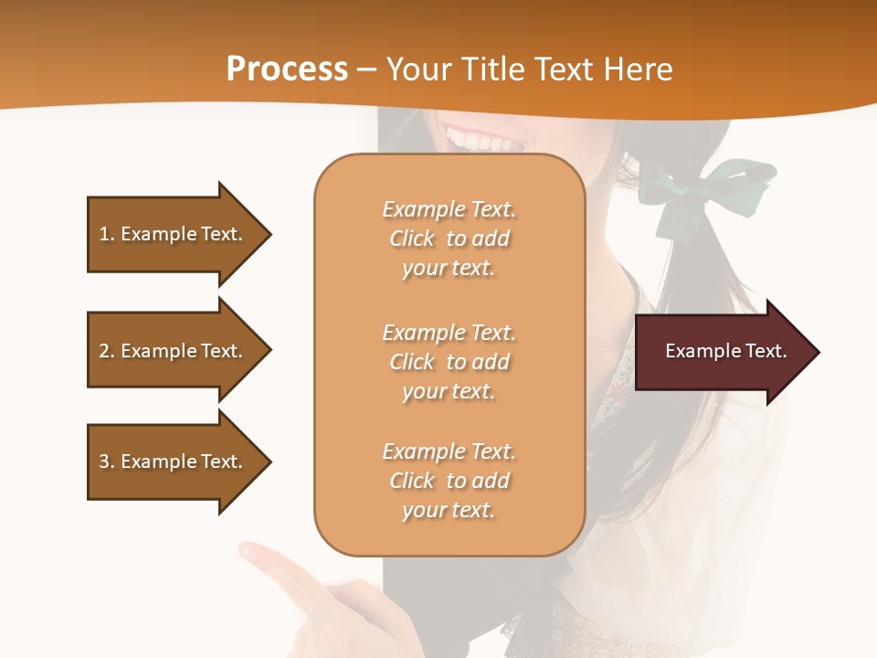 Person Female Cute PowerPoint Template
